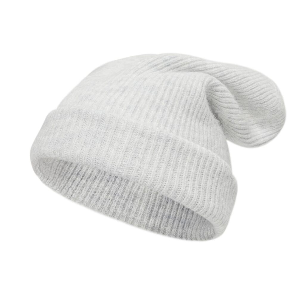 7554 Knitted Merino Wool Double-Sided Beanie and , Ultra Thick Soft Warm